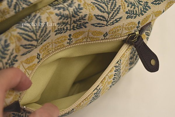 ミニラボ（minilabo）ゴブラン織り生地使い日本製2WAY手提げバッグ